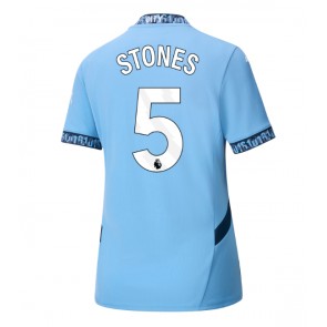 Manchester City John Stones #5 Dámské Domácí Dres 2024-25 Krátký Rukáv